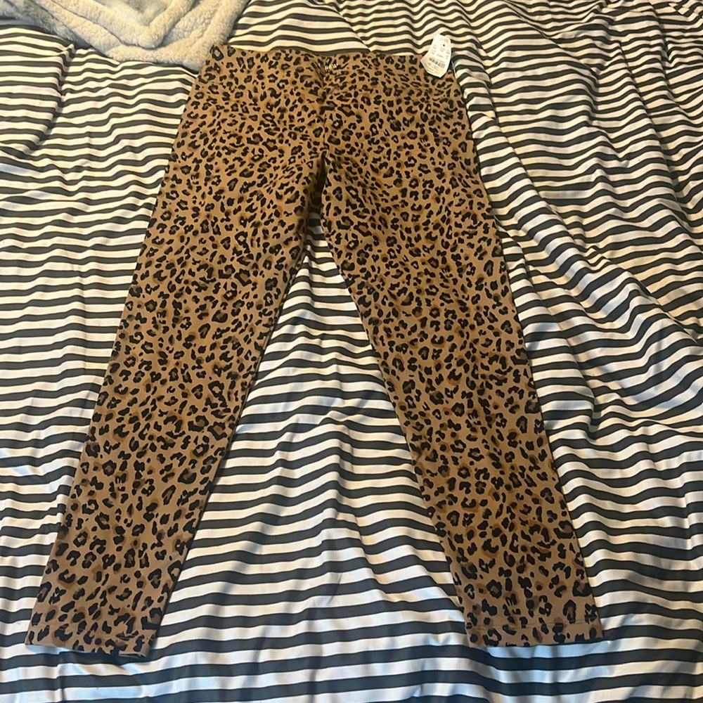 NWT J.Crew Leopard Leggings